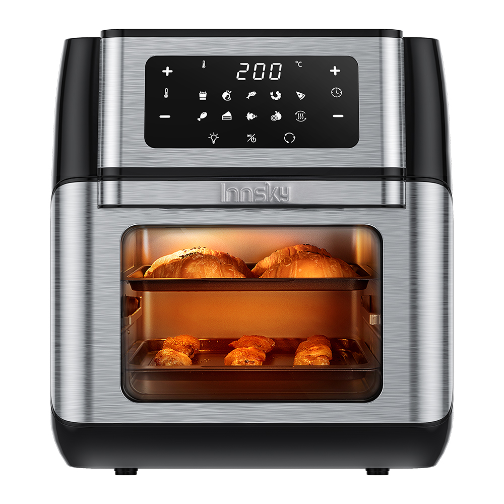  Innsky 10.6 Quart Air Fryer Oven with Rotisserie & Dehydrator,  【Patent & Safety Certs】10-in-1 Air Fryers Toaster Oven Combo, Airfryer  Countertop Oven, 6 Accessories, 32+ Recipes, ETL Certified, 1500W : Home